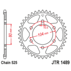 Звезда задняя (ведомая),(сталь) JT 1489.43