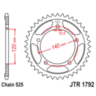 Звезда задняя (ведомая),(сталь) JT 1792.41