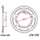 Звезда задняя (ведомая),(сталь) JT 1797.41