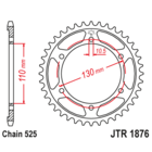 Звезда задняя (ведомая),(сталь) JT 1876.45