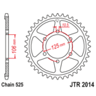 Звезда задняя (ведомая),(сталь) JT 2014.50