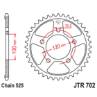 Звезда задняя (ведомая),(сталь) JT 702.42