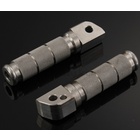Подножки задние  Yamaha CRAZY IRON серебристые тип 1
