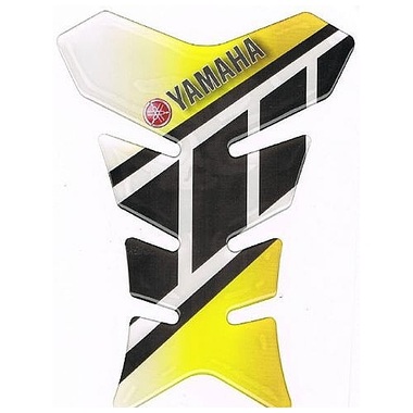 Наклейка на бак Yamaha желтая
