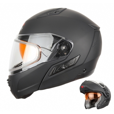Шлем снегоходный XTR MODE1, двойное стекло, мат. L сломан переключатель шторки