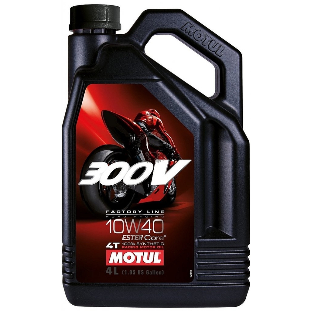 MOTUL Масло моторное MOTUL 300V 10W-40 4Т, 4 л. (104121)