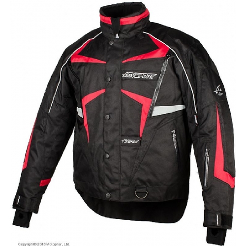 AGVSPORT Снегоходная куртка ARCTIC черная/красная