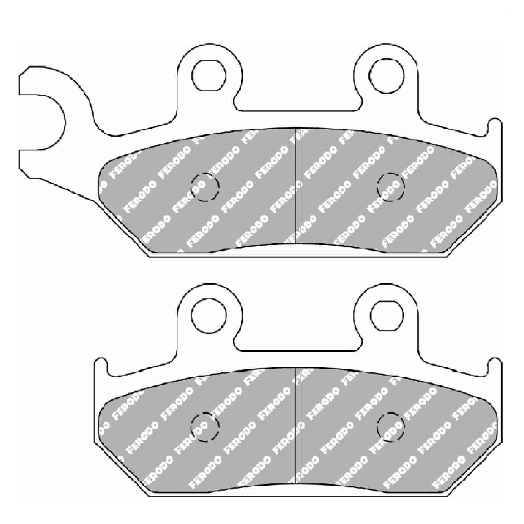 FERODO Тормозные колодки дисковые, FERODO(FDB737P)