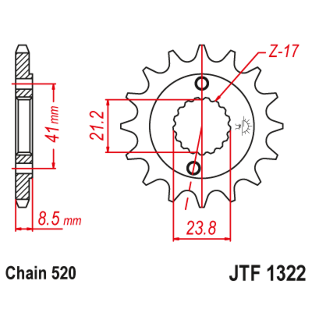 JT Звезда ведущая , JT 1322.15