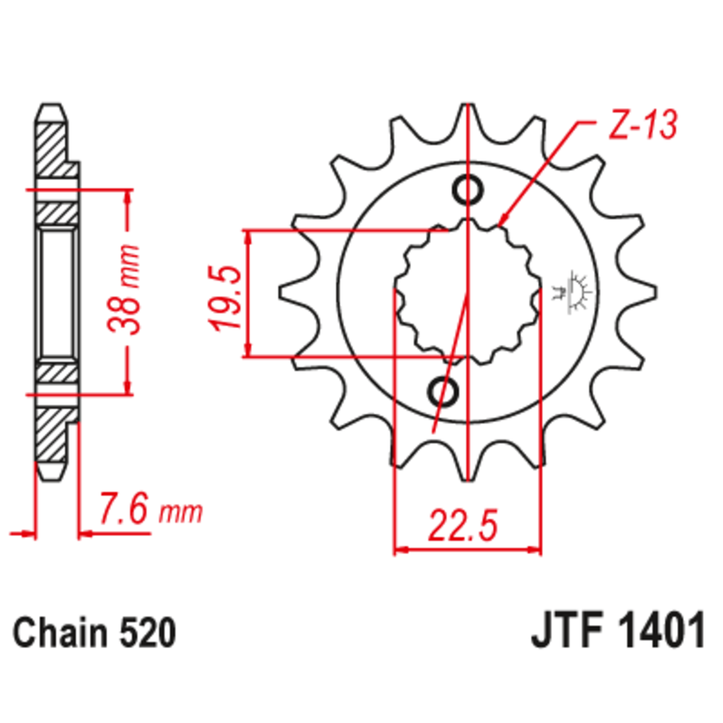 JT Звезда ведущая , JT 1401.14