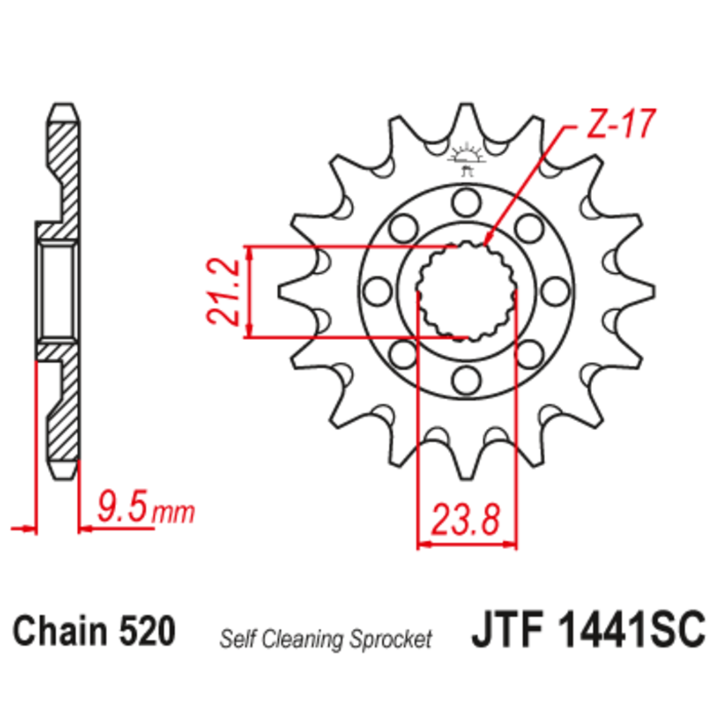 JT Звезда ведущая , JT 1441.13SC