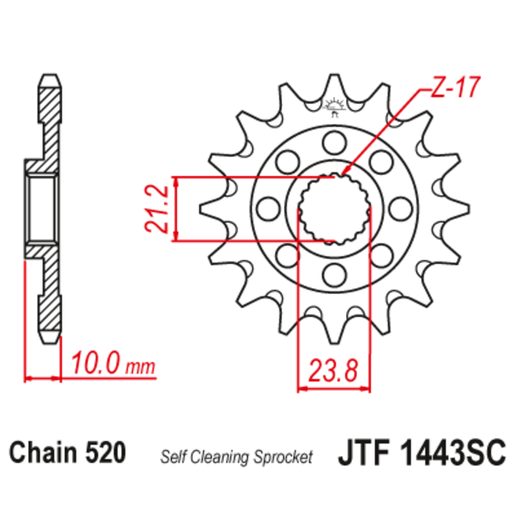 JT Звезда ведущая , JT 1443.13SC