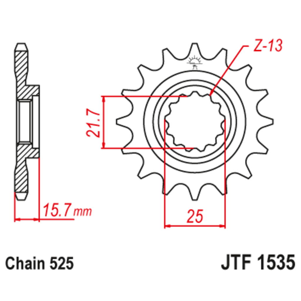 JT Звезда ведущая , JT 1535.15