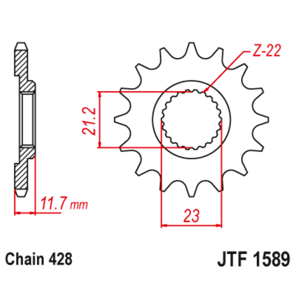 JT Звезда ведущая , JT 1589.19