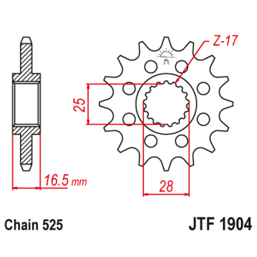 JT Звезда ведущая , JT 1904.17