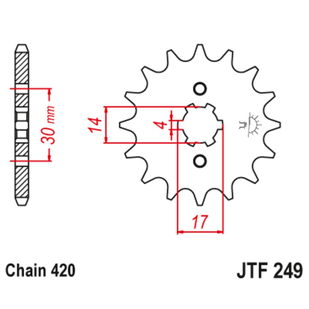 JT Звезда ведущая , JT 249.13