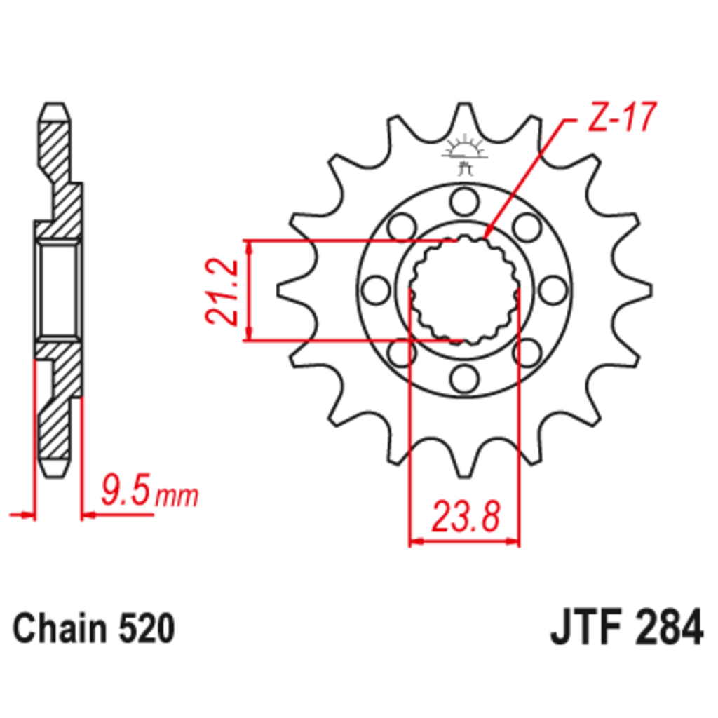 JT Звезда ведущая , JT 284.12