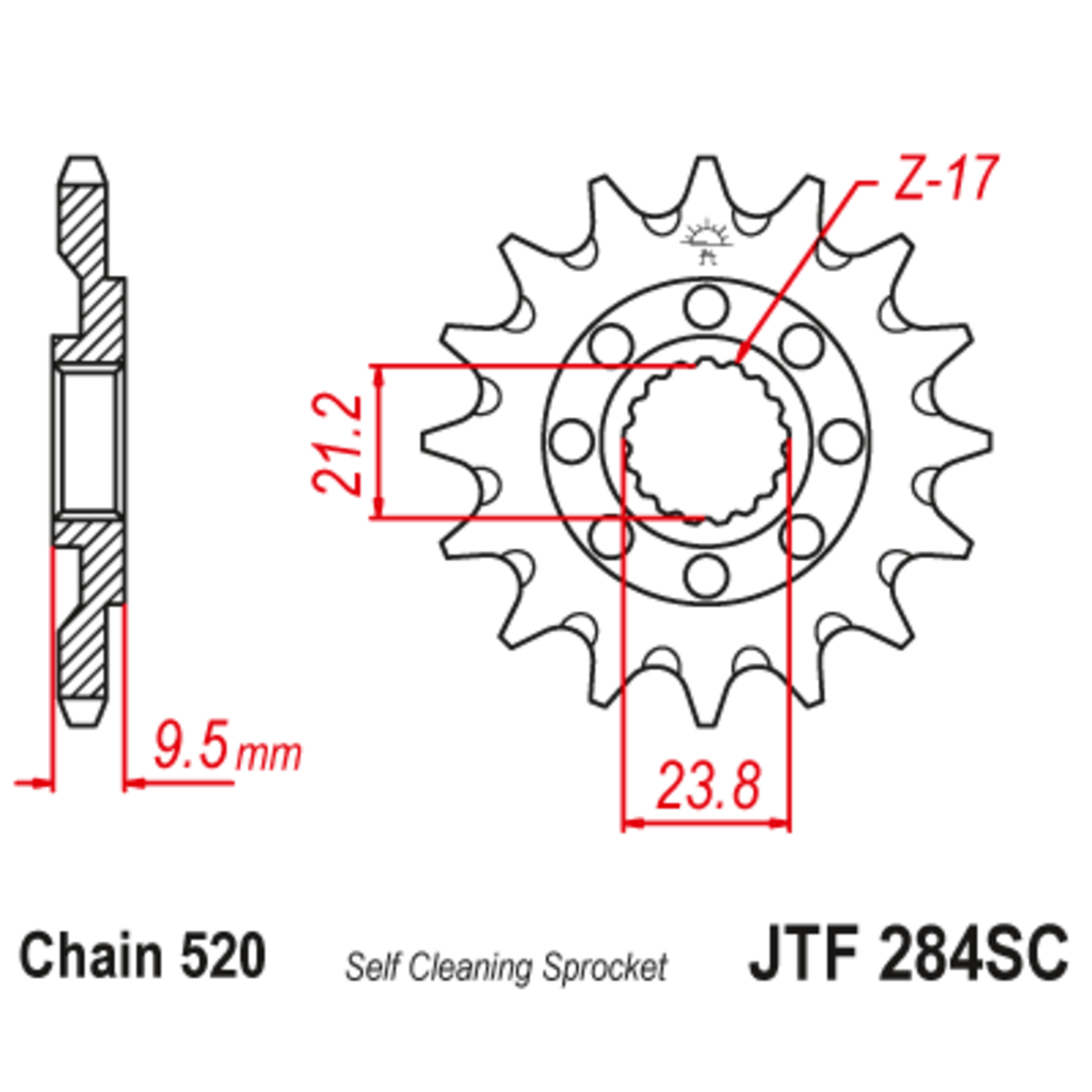 JT Звезда ведущая , JT 284.13SC