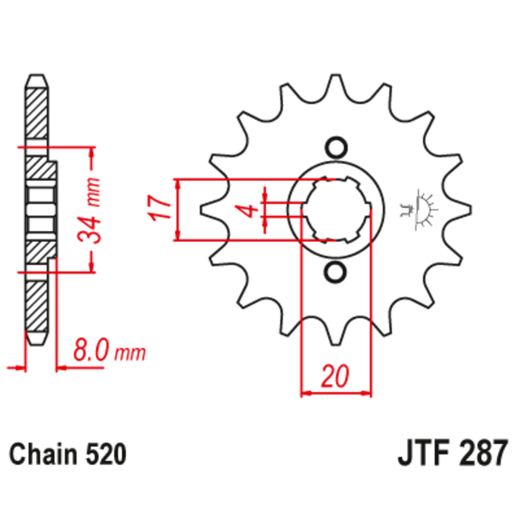 JT Звезда ведущая , JT 287.14