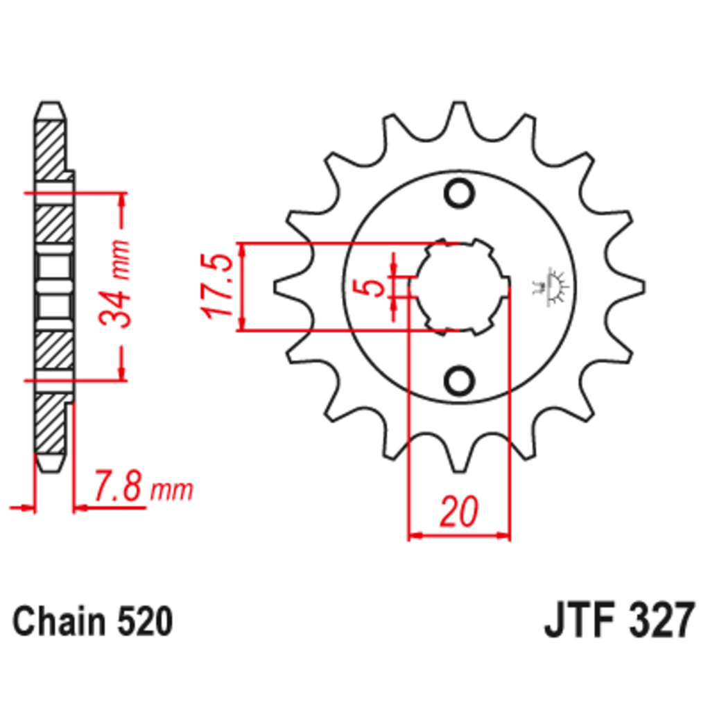 JT Звезда ведущая , JT 327.13