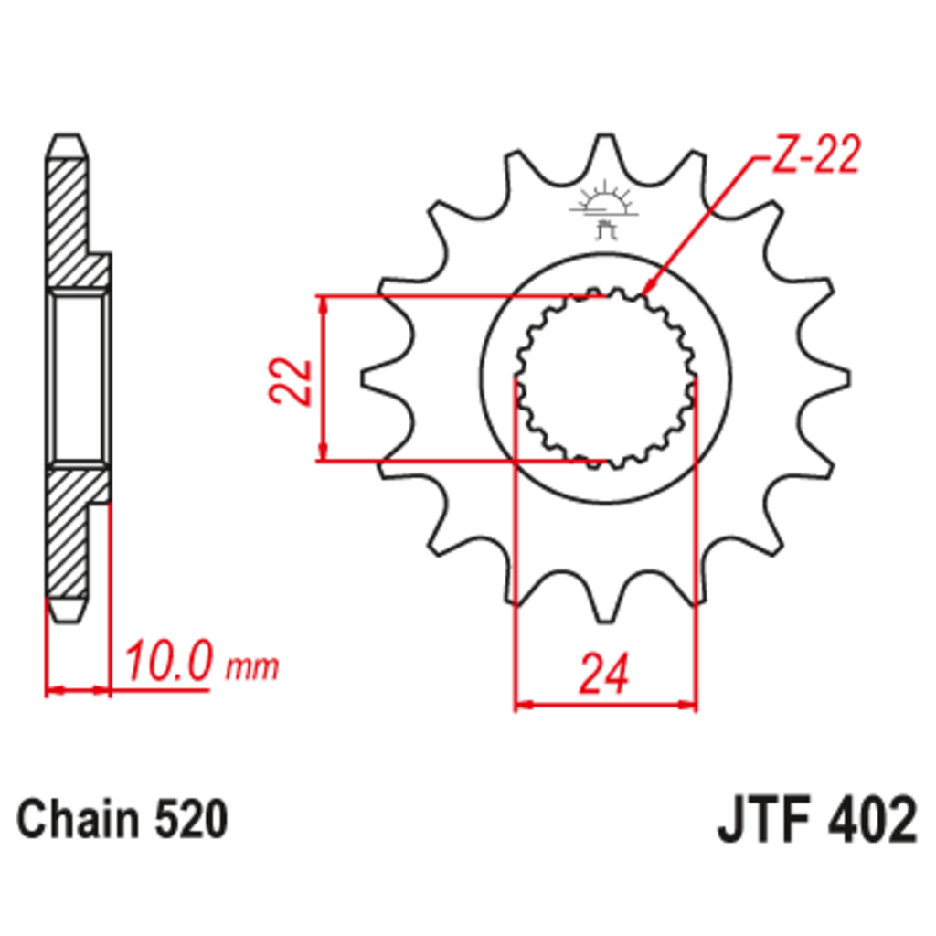 JT Звезда ведущая , JT 402.14