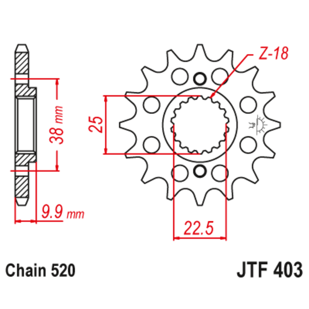 JT Звезда ведущая , JT 403.15