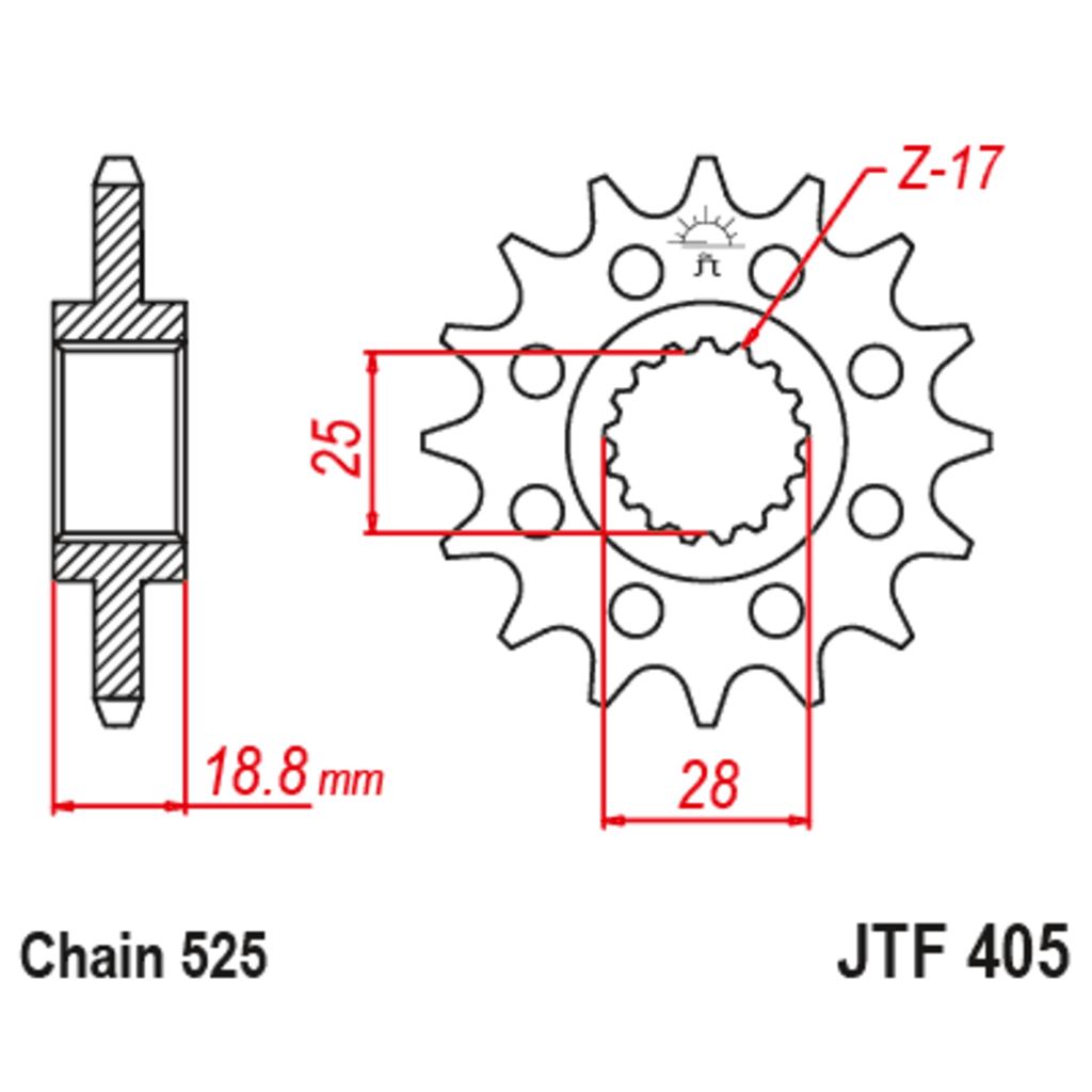 JT Звезда ведущая , JT 405.20