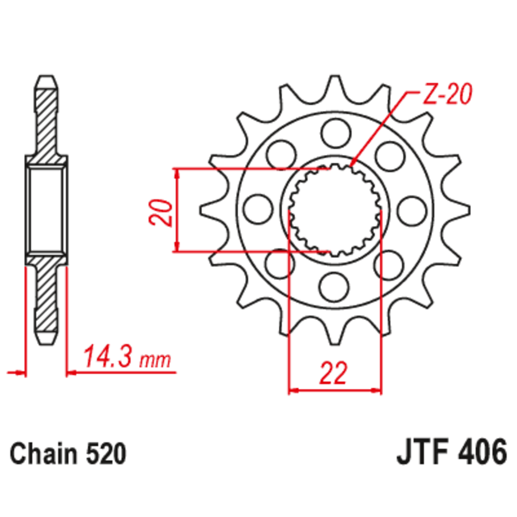 JT Звезда ведущая , JT 406.16