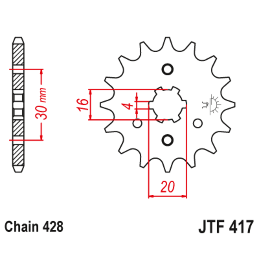 JT Звезда ведущая , JT 417.14