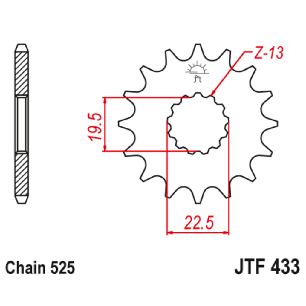 JT Звезда ведущая , JT 433.16