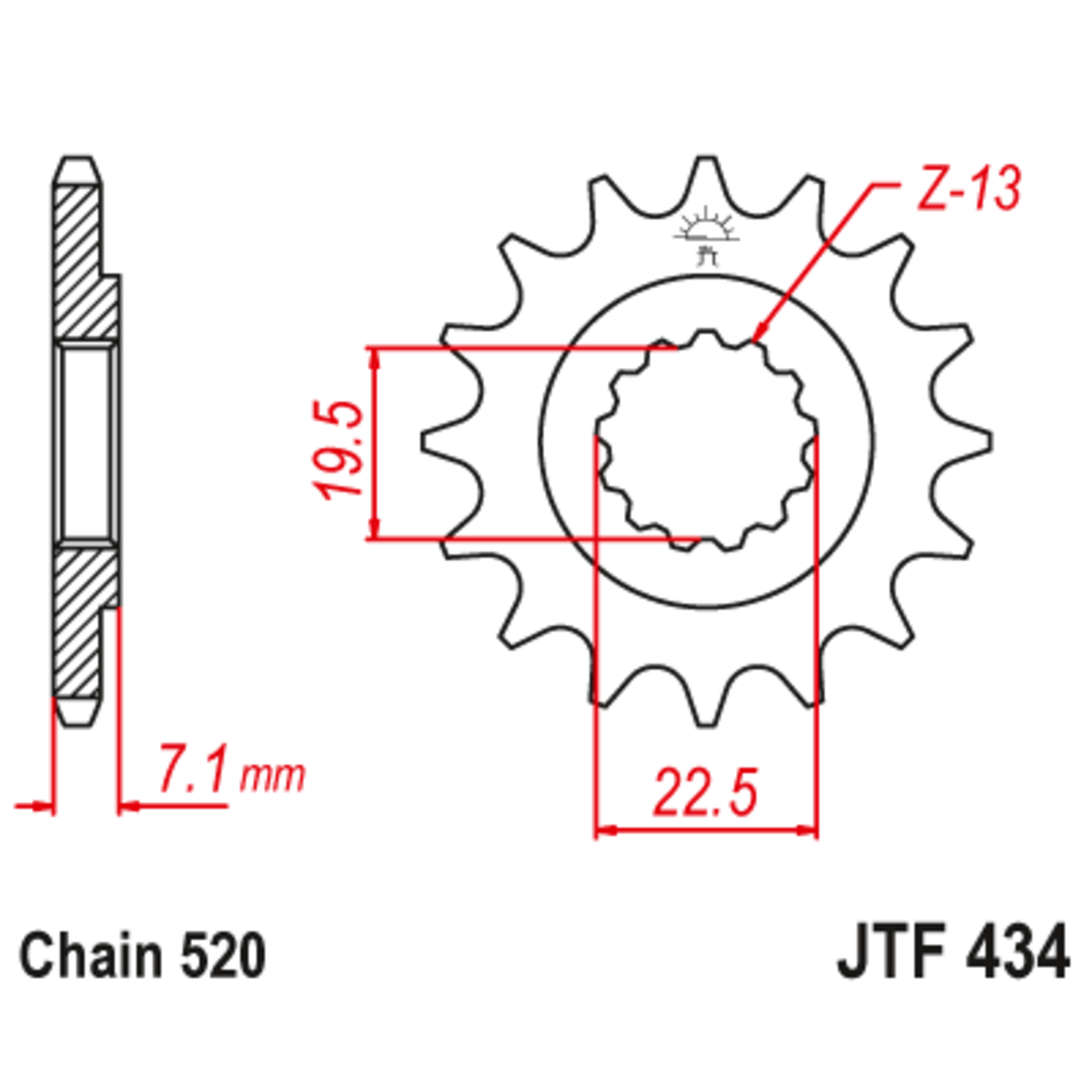 JT Звезда ведущая , JT 434.16