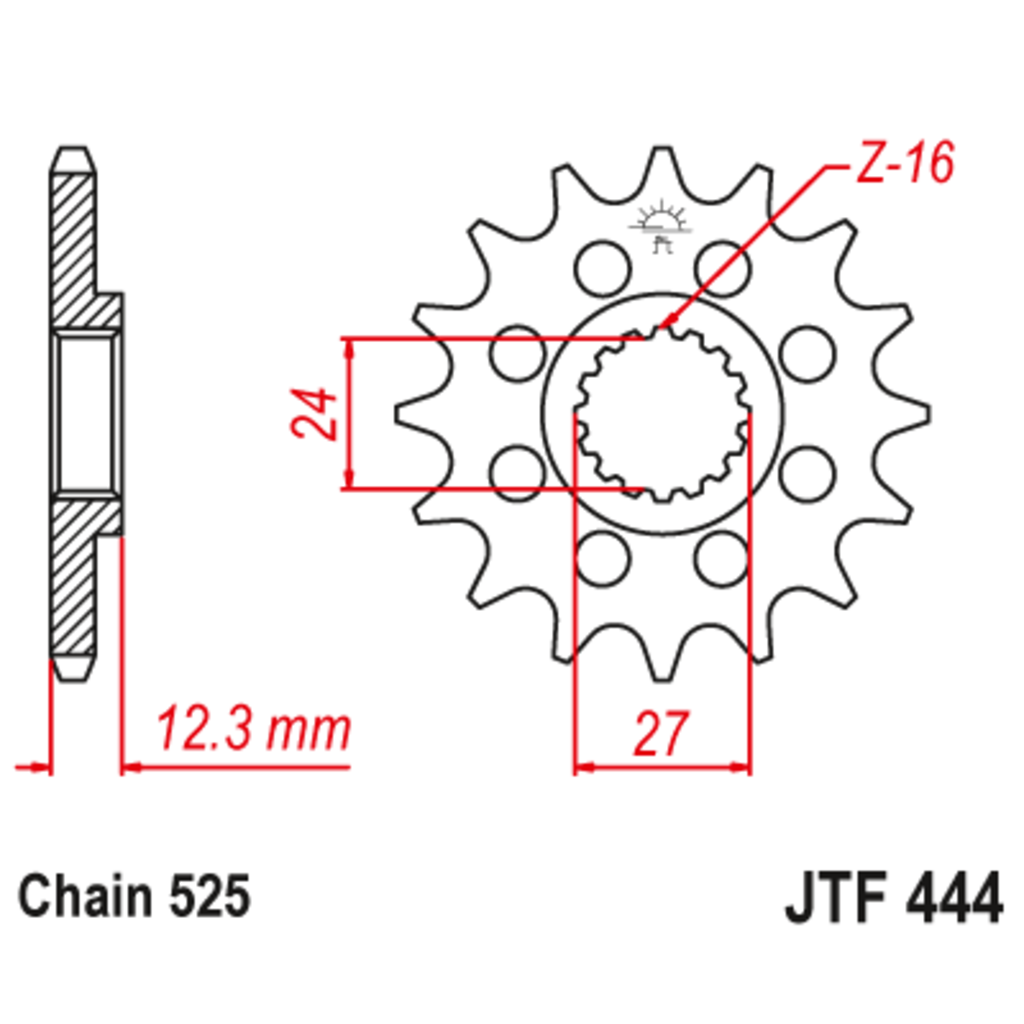 JT Звезда ведущая , JT 444.17