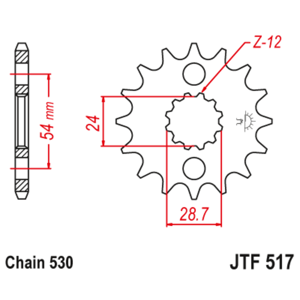 JT Звезда ведущая , JT 517.15