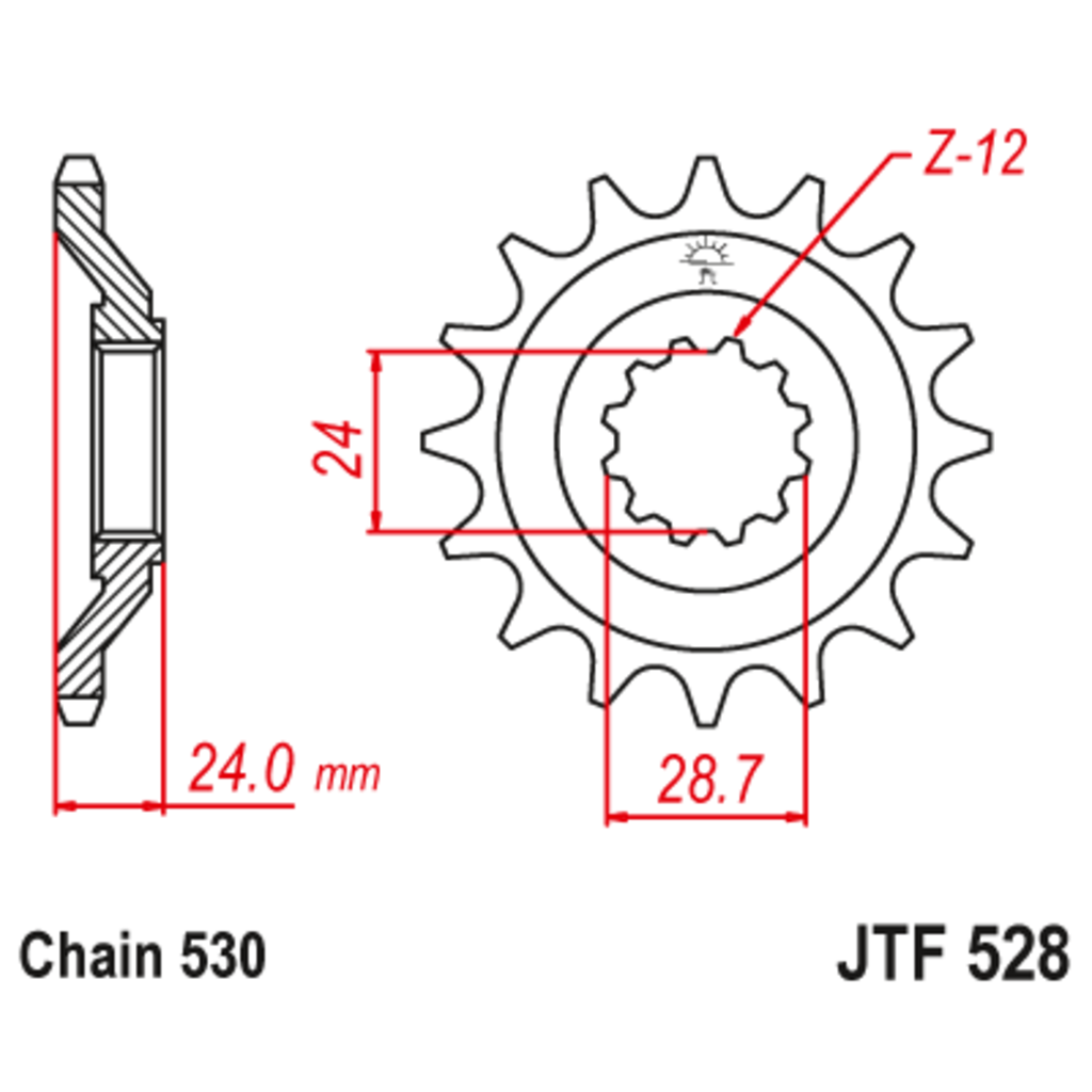 JT Звезда ведущая , JT 528.17