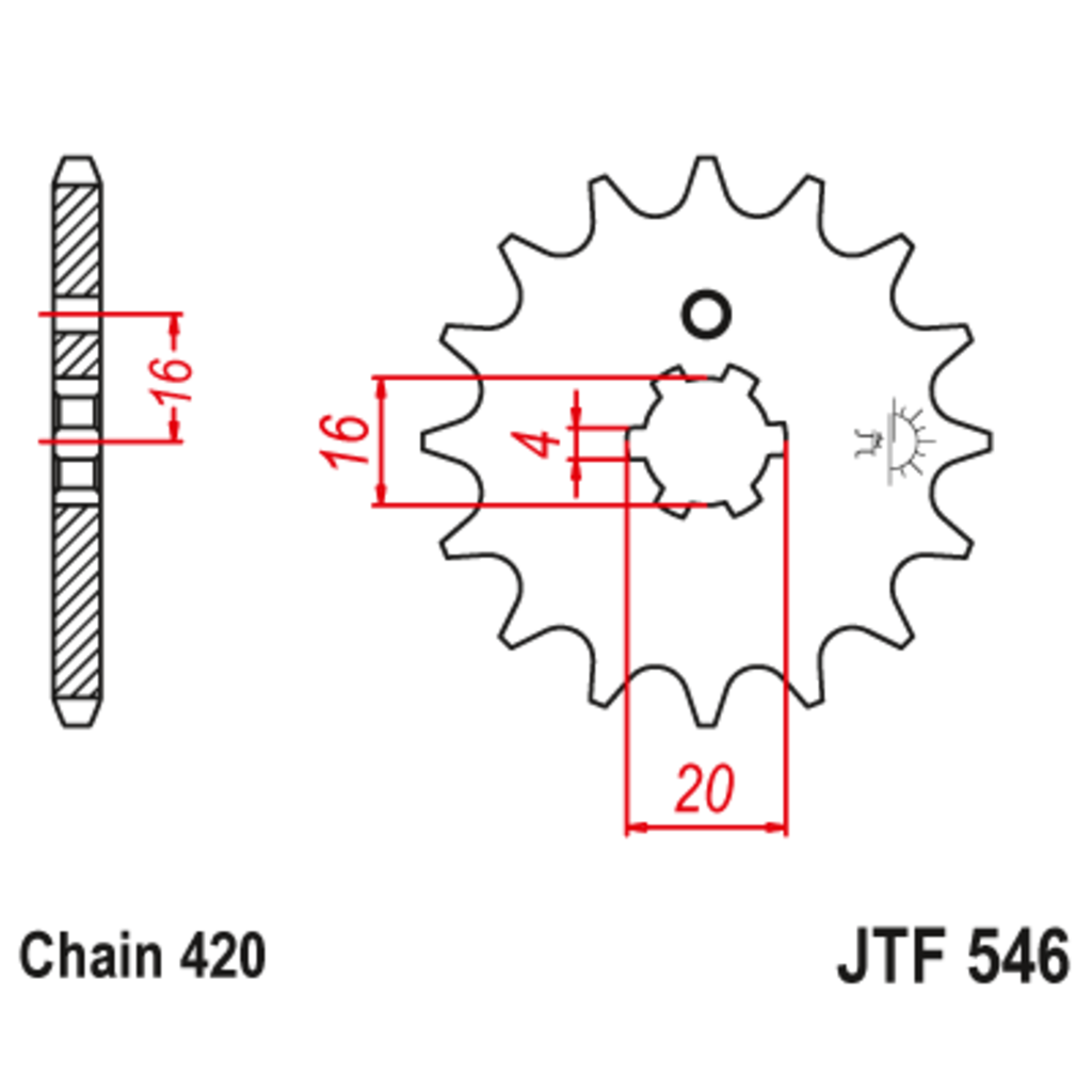 JT Звезда ведущая , JT 546.12