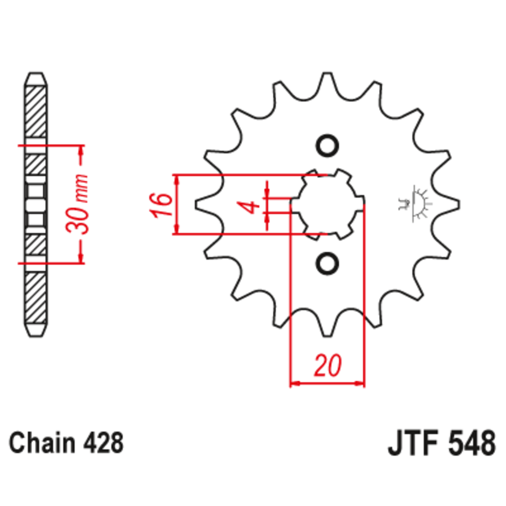 JT Звезда ведущая , JT 548.13