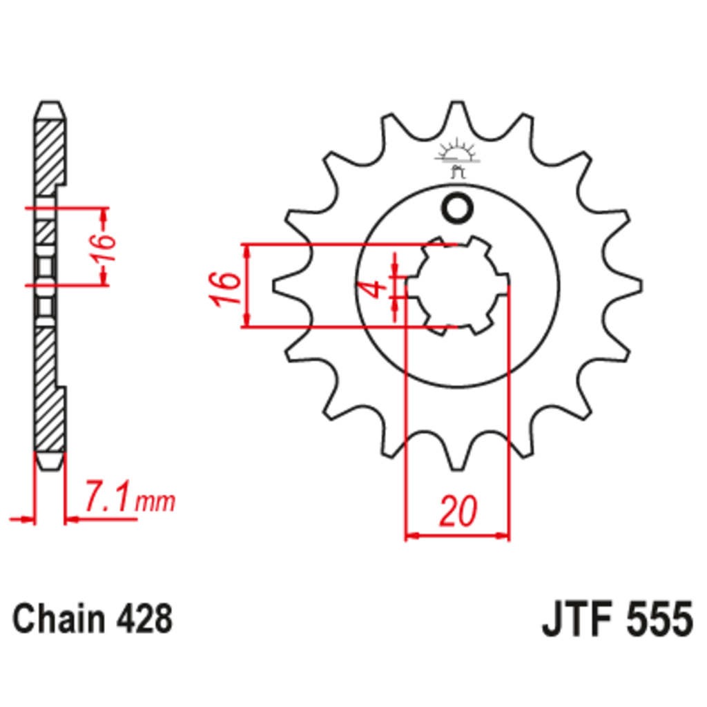 JT Звезда ведущая , JT 555.15