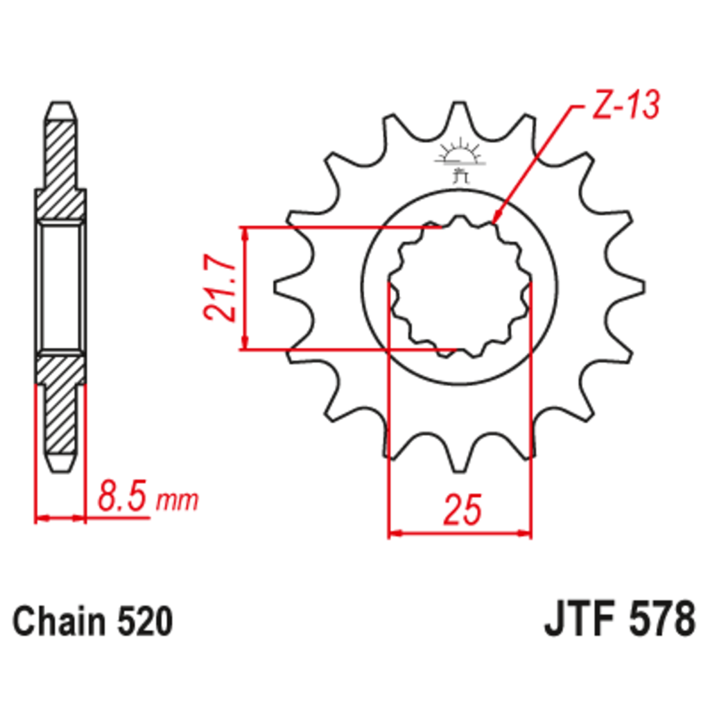 JT Звезда ведущая , JT 578.15