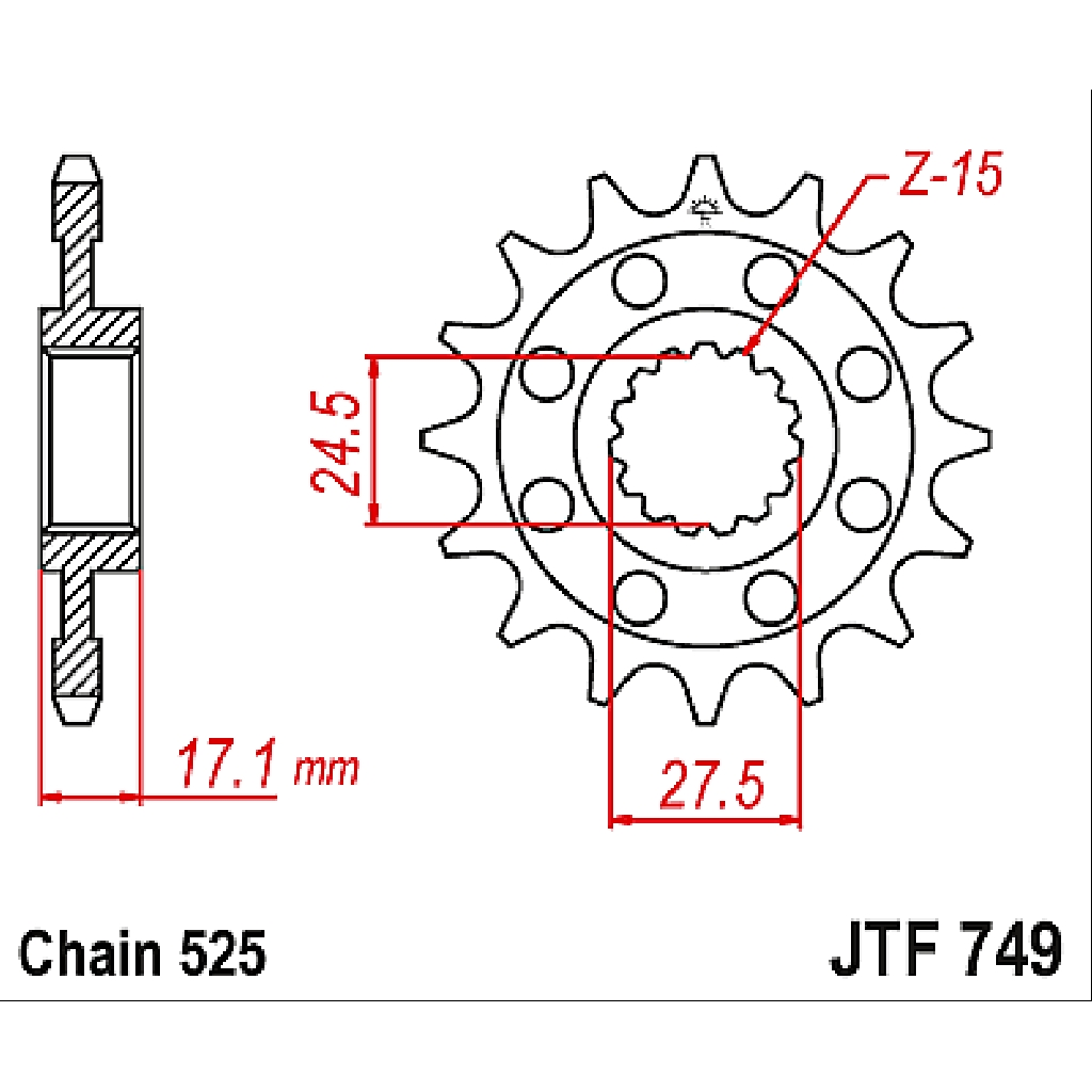 JT Звезда ведущая , JT 749.15