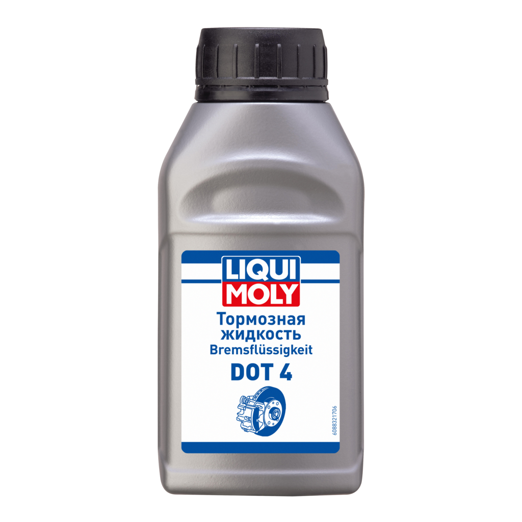 LIQUIMOLY Тормозная жидкость LiquiMoly Dot4 0,25 л