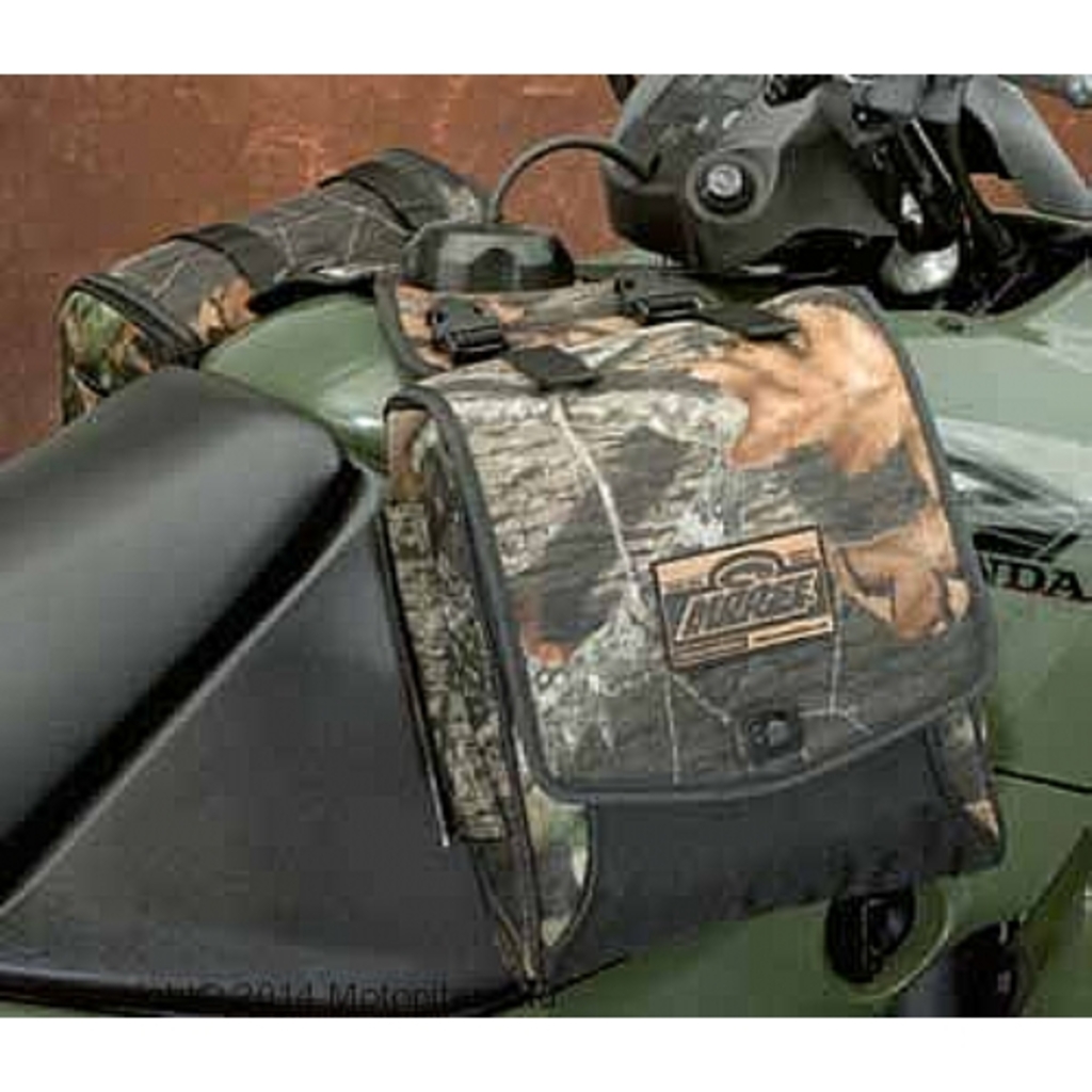 MOOSE Сумка на бак ATV квадратная хаки, порез на торце сумки