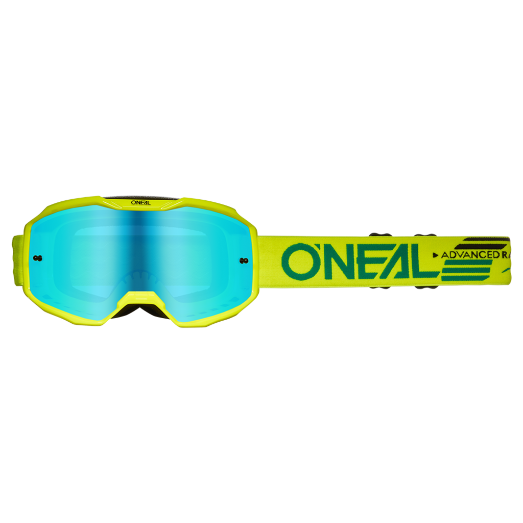 ONEAL Маска кроссовая ONEAL B-10 Solid V.24, желтый, иридиевые линзы