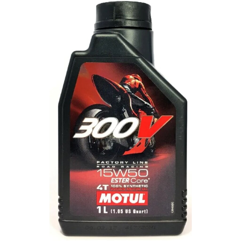 MOTUL Масло моторное MOTUL 300V 15W-50 4Т, 1 л. (104125)