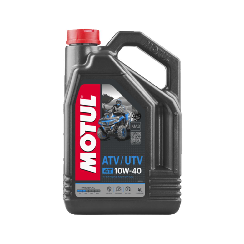 MOTUL Масло моторное MOTUL ATV UTV 10W-40 4Т, 4 л. (105879)