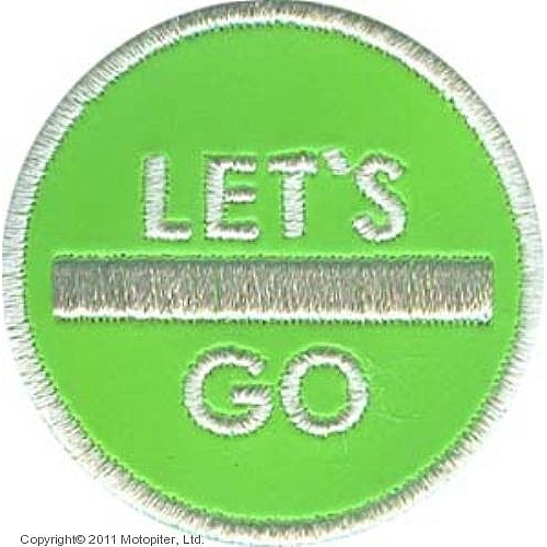 Нашивки Let,s Go-Вперед (светоотражающая).