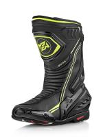 Мотоботы спортивные MOTEQ Terra, унисекс, черный/желтый, 46 треснула накладка