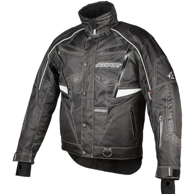 Снегоходная куртка AGVSPORT Arctic, мужской(ие) (черный, XS)