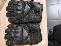 Перчатки мотоциклетные MOTEQ Ganter перфорация, черный, L, дефект шва. складки