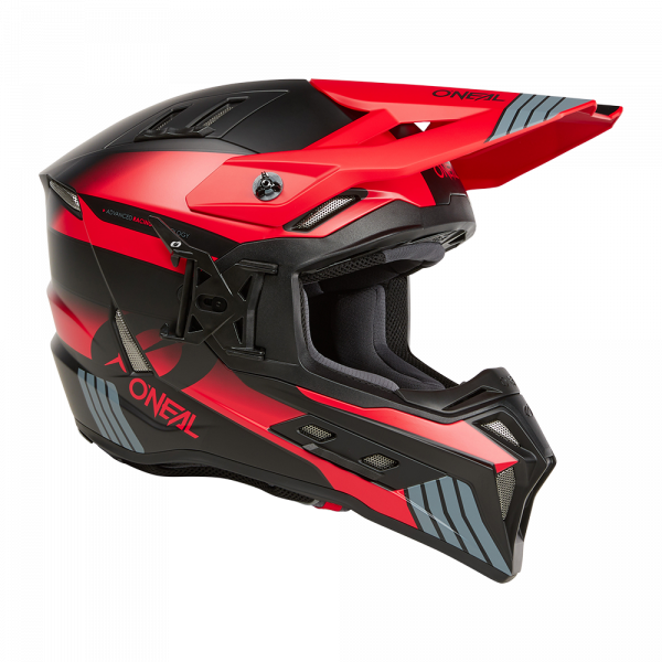 Шлем кроссовый O'NEAL EX-SRS Hitch V.24 (красный/черный, S)
