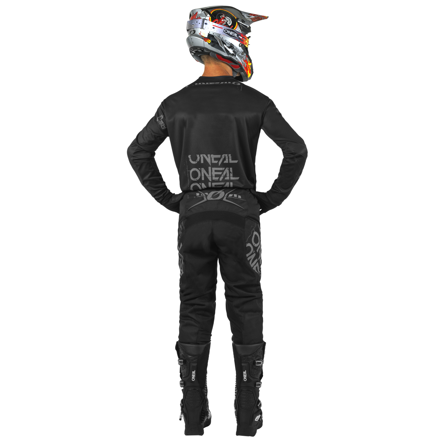 Джерси O'NEAL Element Static V.25, мужской(ие) (черный/серый, S)